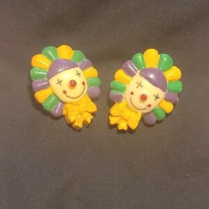 Mardi Gras Earrings